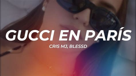 gucci blessed|Cris MJ, Blessd .